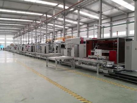 Combined battery production line
