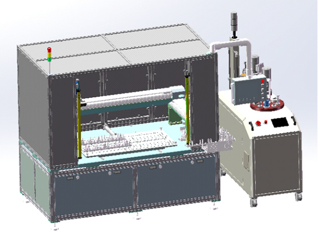 Cell production process special plane - glue machine